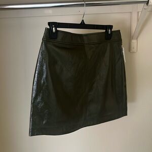 faux letter skirt